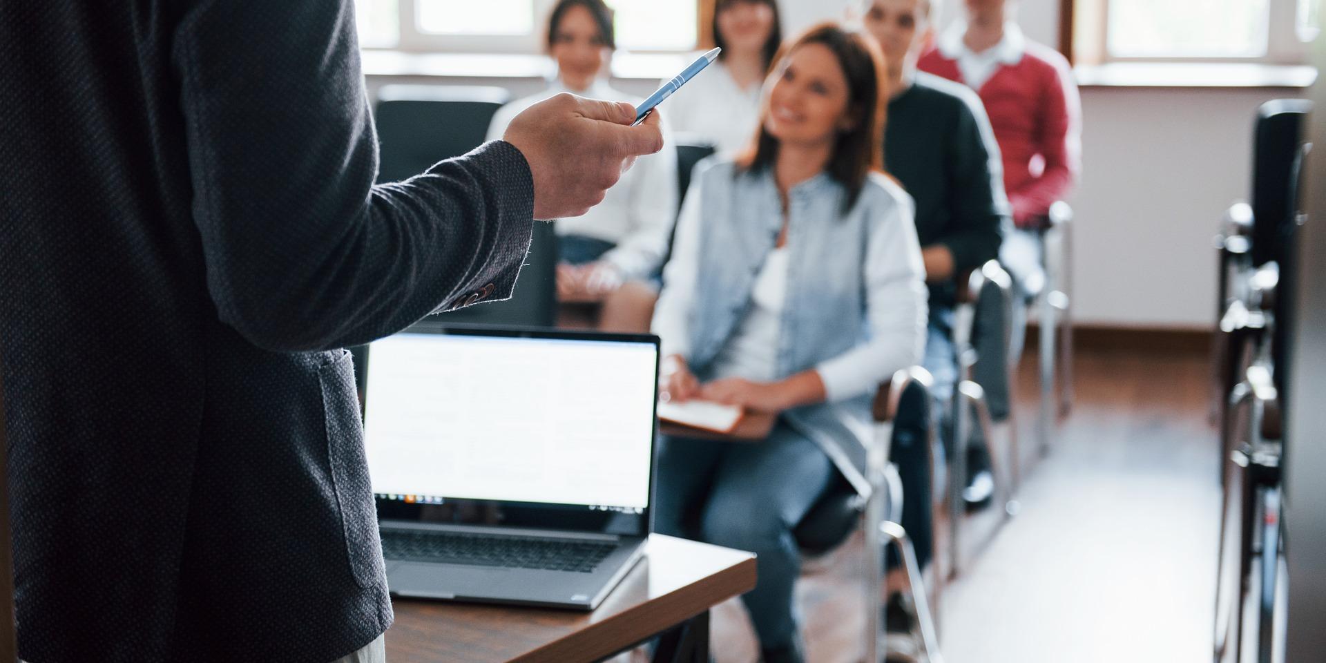 Business foule evenement formation