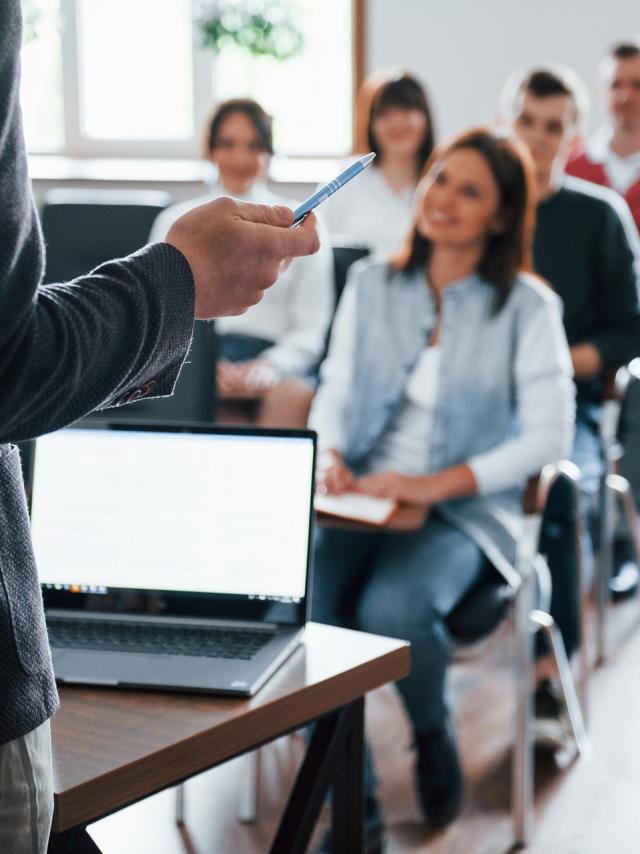 Business foule evenement formation